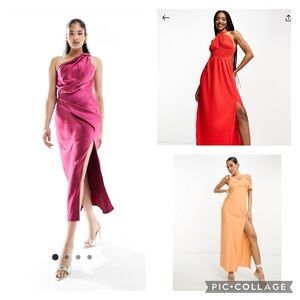 3 ASOS women’s formal/wedding guest size 4